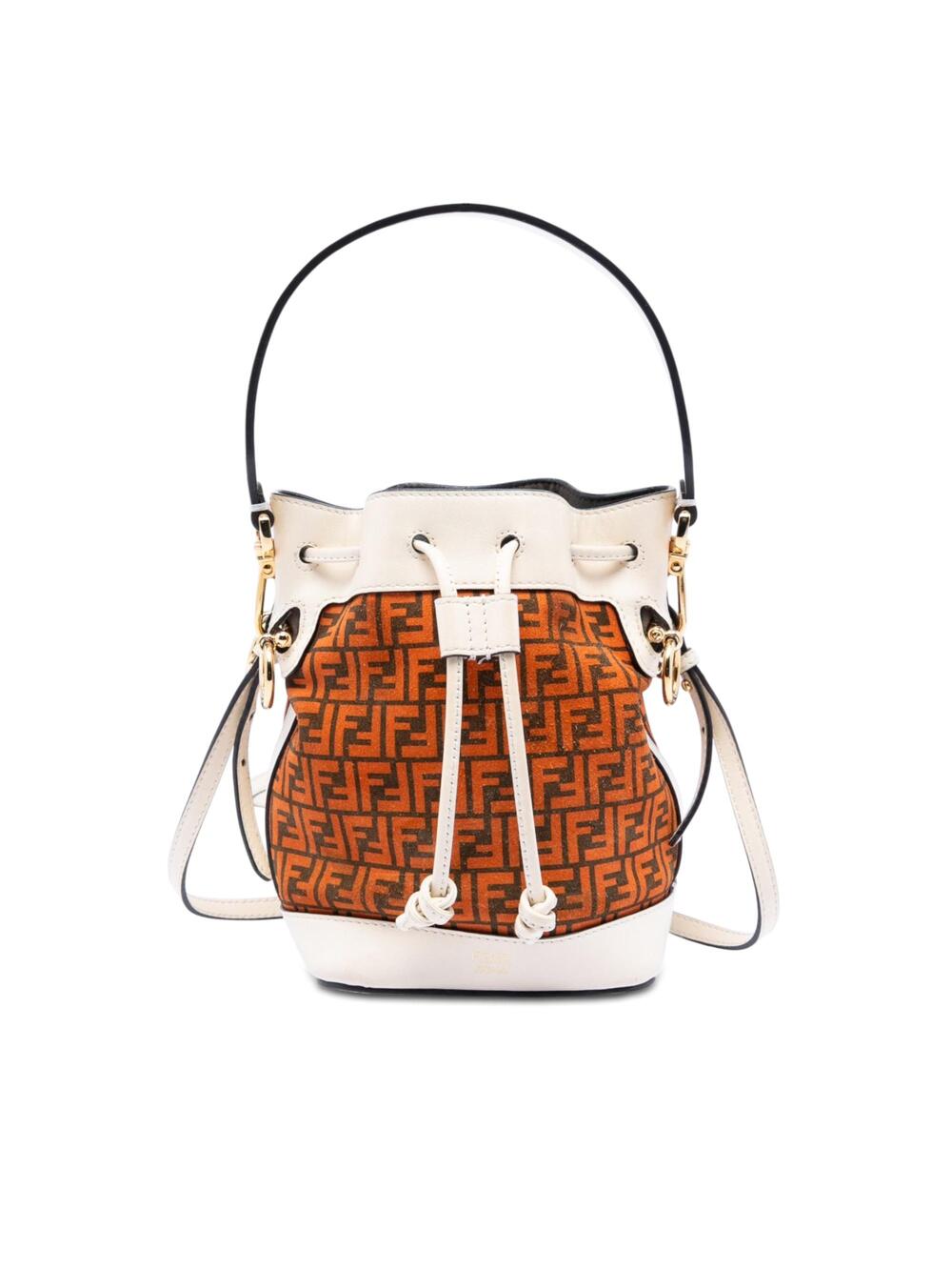 Fendi Mon Tresor Bucket Bag Zucca Suede #349831F92B